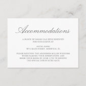 Elegant Eukalyptus Greenery Gold Unterkünfte Begleitkarte (Vorderseite)