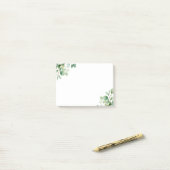 Elegant Eukalyptus Greenery Post-it Klebezettel (Auf Schreibtisch)