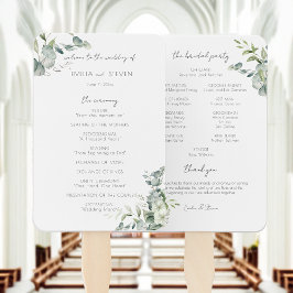 Elegant Eukalyptus Greenery Program Fächer