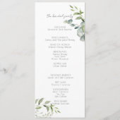 Elegant Eukalyptus Greenery Programm (Rückseite)