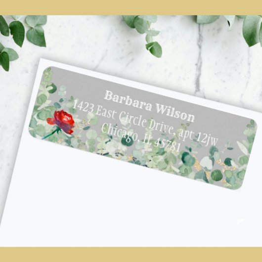 Elegant Eukalyptus Greenery Rustikale Rückkehr