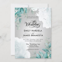 Elegant Eukalyptus Greenery Watercolor Wedding