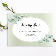 Elegant Eukalyptus leaf Greenerity Wedding