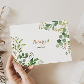 Elegant Eukalyptus Leaf Grüne Zeichen vorbehalten