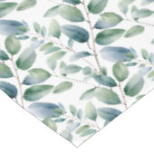Elegant Eukalyptus Verlasst Grüntisch-Runner Tischdecke (Schrägansicht)