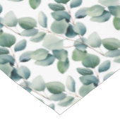 Elegant Eukalyptus Verlasst Grüntisch-Runner Tischdecke (Schrägansicht)