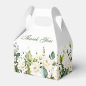 Elegant Eukalyptus Watercolor Grüne Geschenkschachtel (Vorderseite)