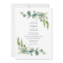 Elegant Eukalyptus White and Greenerity Wedding