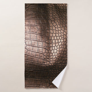 Elegant evening leather texture. badehandtuch