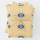 Elegant Evil Eye Geschenkpapier Set (Beispiel)