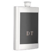 Elegant Executive DT Monogramm Gold Präsident Flachmann (Rechts)