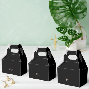 Elegant Executive DT Monogramm Gold Präsident Geschenkschachtel