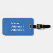 Elegant Fairy Butterfly Wings Golden Dress Gepäckanhänger (Vorderseite horizontal)