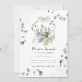 Elegant Fairy Tale | Princess Birthday Party Einladung (Vorderseite)