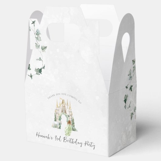 Elegant Fairy Tale Princess | Birthday Party Geschenkschachtel (Geöffnet)