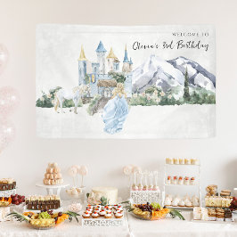 Elegant Fairy Tale | Princess Birthday Willkommen Banner