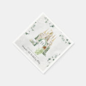 Elegant Fairy Tale Princess | Geburtstagspartei Serviette (Ecke)