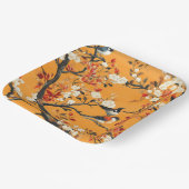 Elegant Fall Chinoiserie Paper Plate Pappteller (Gewinkelt)