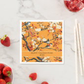 Elegant Fall Chinoiserie Paper Plate Serviette (Beispiel)