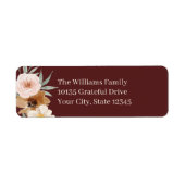 Elegant Fall Floral Bugundy (Vorne)