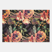 Elegant Fall Floral Geschenkpapier Set (Vorderseite 2)