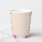 Elegant Fall In Love Boho Pink Pumpkin Paper cup Pappbecher (Links)