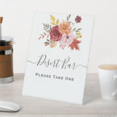 Elegant Fall Leaves Autumn Wedding Sockelschild (In SItu)