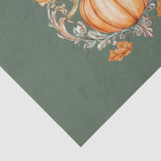 Elegant Fall Pumpkin Seidenpapier (Ausschnitt)