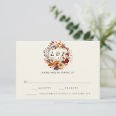 Elegant Fall Wildblume Erste Hochzeitsszenario RSV (Stehend Vorderseite)