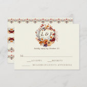 Elegant Fall Wildblume Erste Hochzeitsszenario RSV (Vorne/Hinten)