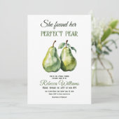 Elegant fand sie ihr perfektes Brautparty Einladung (Stehend Vorderseite)