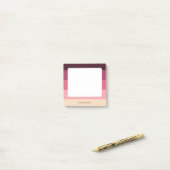 Elegant farbblockiert post-it klebezettel (Auf Schreibtisch)