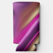 Elegant, farbig, Lila, rosa und goldfarben. Selters Dosenkühler (Rückseite)