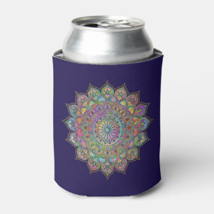 Elegant Farbige Mandala Indien Stil 1 Dosenkühler