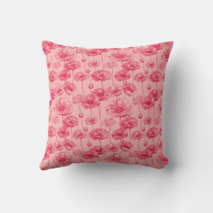 Elegant Farbige Stylische Romantische Florale Chic Kissen