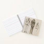 Elegant Fashion Sketch Notizblock (Innenseite)