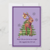 Elegant Favorite Things Gift Exchange I Night Sky Einladung (Rückseite)