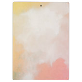 Elegant Feather Floral Watercolour  clipboard  Klemmbrett (Rückseite)