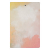 Elegant Feather Floral Watercolour mini clipboard  Klemmbrett (Rückseite)