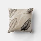 Elegant Feathers Pillow Kissen (Rückseite)