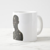 Elegant Female Portrait  Jumbo-Tasse (Vorderseite Rechts)