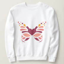 Elegant femininer Boho-Pastell-Schmetterling