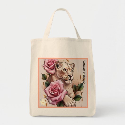 "Elegant Feral Charm" Tragetasche (Vorne)