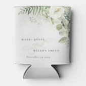 Elegant Fern Eukalyptus Greenerenerage Foliage Wed Dosenkühler (Vorderseite)