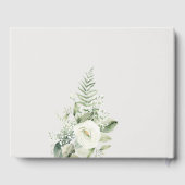 Elegant Fern Eukalyptus Greenerenerage Foliage Wed Gästebuch (Rückseite)