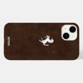 Elegant Ferrari Leather Case-Mate iPhone Hülle (Rückseite (Horizontal))