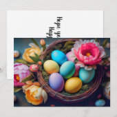 Elegant Festivals Osterfeiertage Feiertagskarte (Vorne/Hinten)