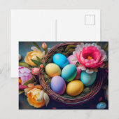 Elegant Festivals Osterfeiertage Postkarte (Vorne/Hinten)