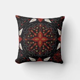 Elegant, festive feel symmetrical floral pattern kissen
