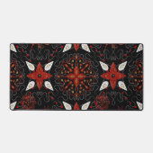 Elegant, festive feel symmetrical floral pattern schreibtischunterlage (Vorderseite)